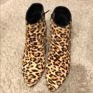 Leopard booties